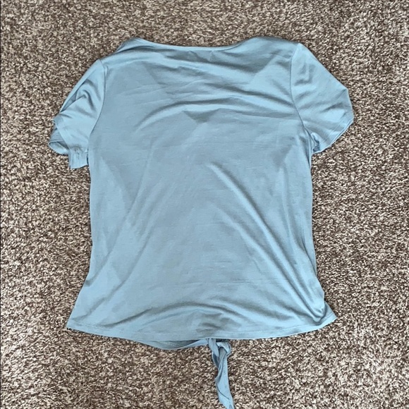 BB Sage Green Button Wrap Shirt - Picture 5 of 7